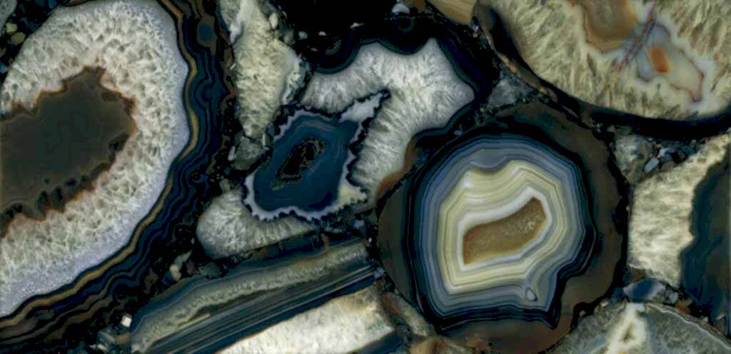 Level Agate Black Porselen Ürün, Mat, Parlak, 12 mm | Özata Grup